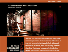 Tablet Screenshot of elpasoholocaustmuseum.org